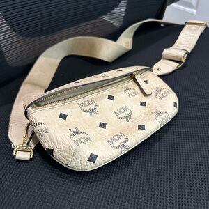 MCM Leather waist bag